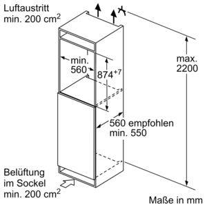 Bosch Einbau-Kühlschrank-Set MKK088LE4A ( KIL22VFE0 + KSZGGM00 )